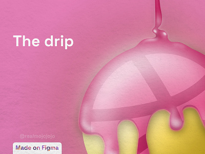 The drip - Figma Illustration dribbble lollipop figma figma illustration illustration illustrator art