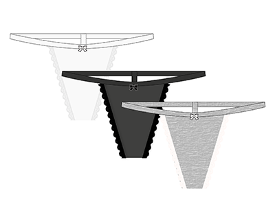 CAD's Of 3 pack G-strings