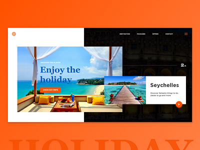 Holiday Website Concept