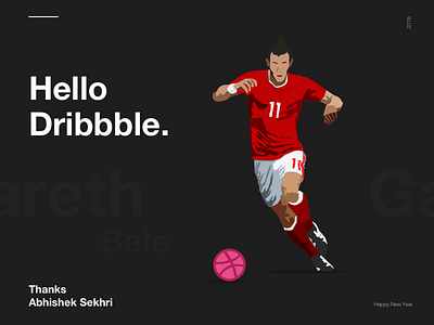 Debut Shot debut football soccer typography ui