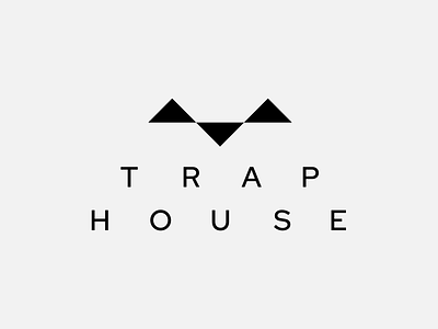 TRAP HOUSE bw house logo music t trap