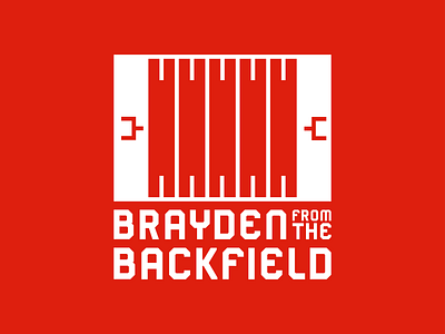 Brayden From The Backfield brand brand design branding design graphic design icon illustration logo logo design typography vector