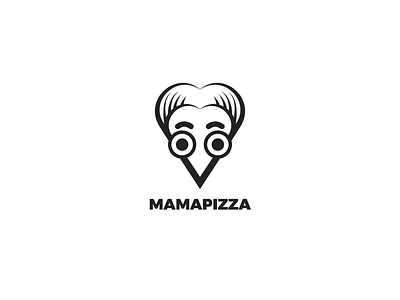 MAMAPIZZA bot branding design food logo restaurant