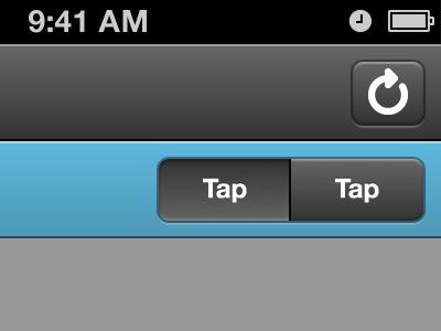 Tap Tap app button ios iphone ui