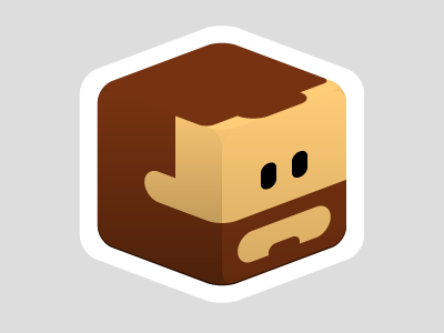 Blockhead Color avatar icon logo
