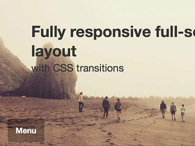 Fully Responsive Full Screen css html iphone js mobile web