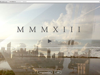 MMMXIII icon music web website
