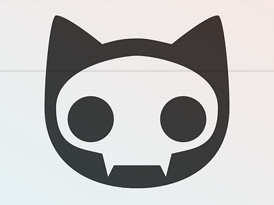 Skullcat animation avatar cat icon logo music skull