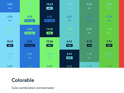 Colorable basscss color contrast node npm react web web app