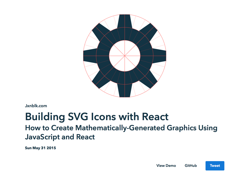 Download Building SVG Icons with React by Brent Jackson on Dribbble
