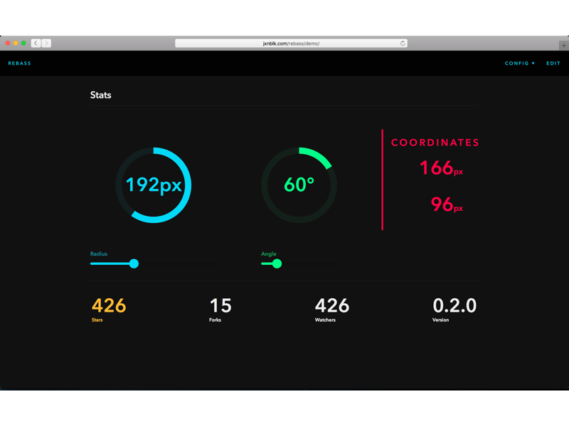 Rebass Dark Demo web components ui react