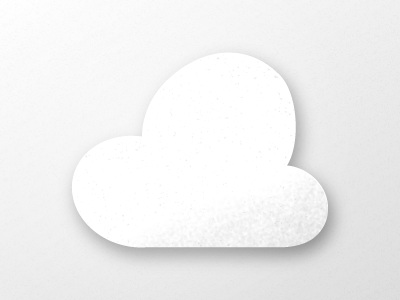 Paper Cloud icon icons paper texture