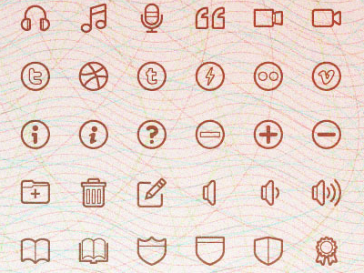 Guilloche Pattern css3 html5 icons responsive web