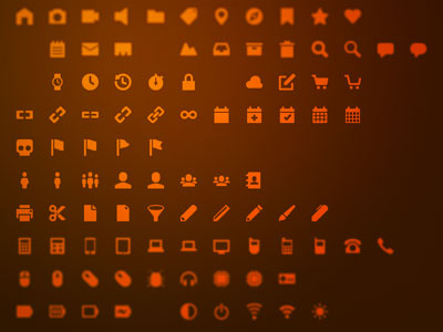 Organizing and Editing geomicons icon icons