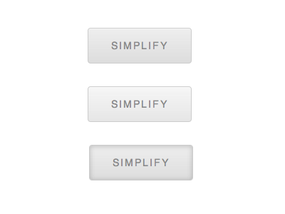 Simplify button css3
