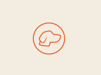 Rejected Dog Mark dog logo vector