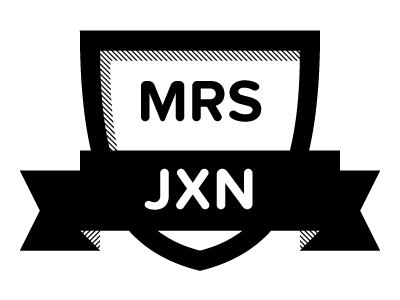 MrsJxn Logo Sketch logo monochrome vector