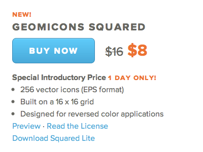 Geomicons Squared is out. 50% off today only. geomicons icon icons ui vector web