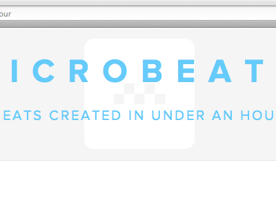 Updated Microbeats Header branding logo responsive web website