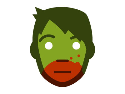 Getting in the spirit avatar logo zombie