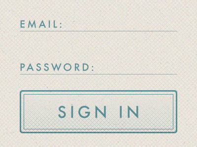 Sign In form ios iphone retina texture ui