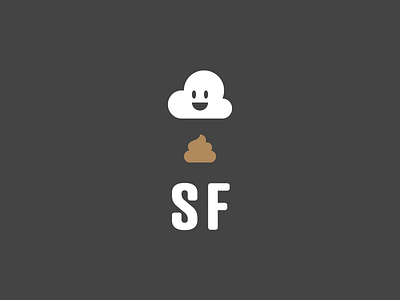 Karl the Fog's dumping all over SF right now. icons poop wallpaper