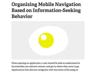 New Blog Post ia mobile navigation ui ux