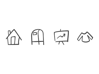 Sketchy Icons hand drawn icons illustration