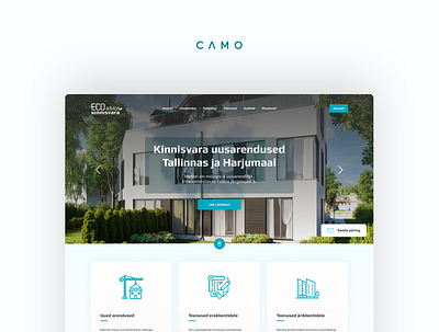 Real Estate website design ui ux web webdesign website