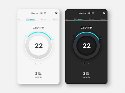 Daily UI #021 Home Monitoring Dashboard