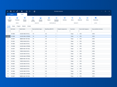 WMS dashboard agency blue blue and white clean dashboard dashboard design design desktop managing minimal polishdesigners system ui ui ux uidesign ux warehouse warehousing windows wms