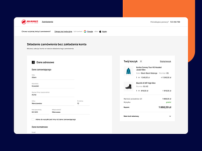 E-commerce redesign for Mammut clothingstore e commerce ecommerce minimaldesign onlinestore polishagency ui userinterface