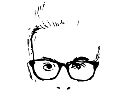 Adam Moss Music Illustration artist cartoon glasses illustration music portrait singer