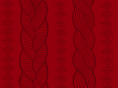 Knit Pattern from a Winter Project cozy knit pattern red warm winter