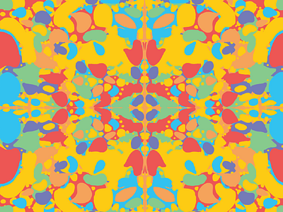 Rorschach Pattern colorful pattern rorschach test