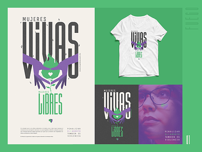 Vivas y Libres campaña / México campaign design color debrain design hands icon illustration logo mexico typography vector