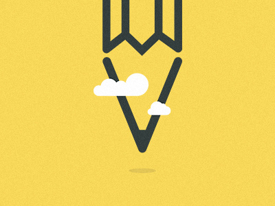 V graphic design icon vector