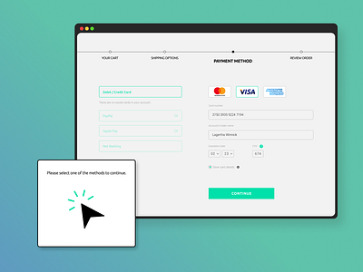 Credit Card Checkout - Daily UI 002