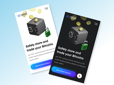 Landing Page - Daily UI 003 [mobile versions]