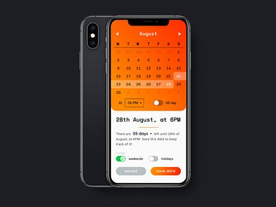 Calculator - Daily UI 004 004 app calculator calendar daily ui date design figma time ui