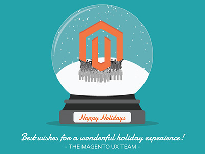 Our Community Supports Us community holiday magento ux