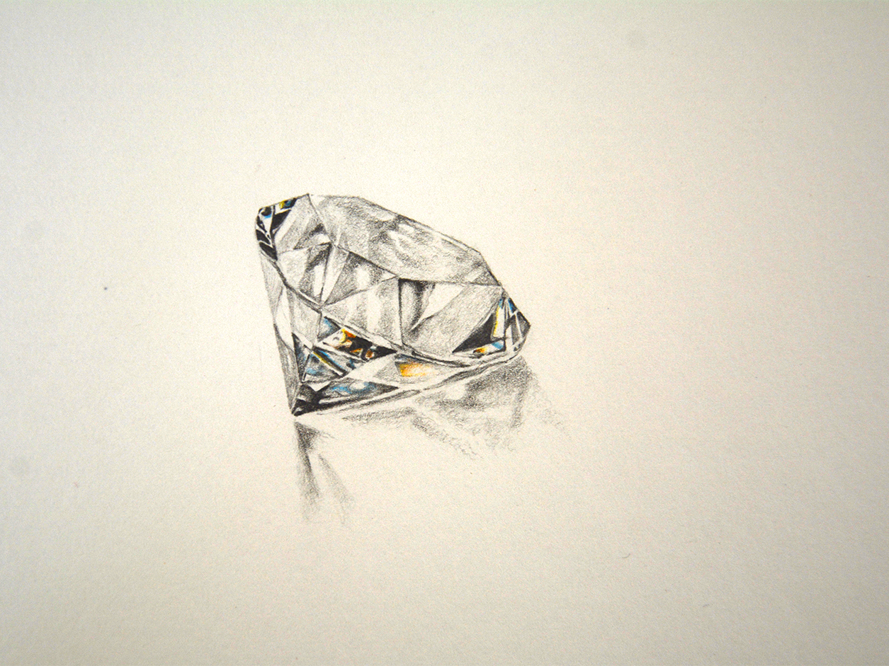 Diamond drawing by AntoniaH on Dribbble