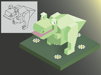 Isometric T-Rex