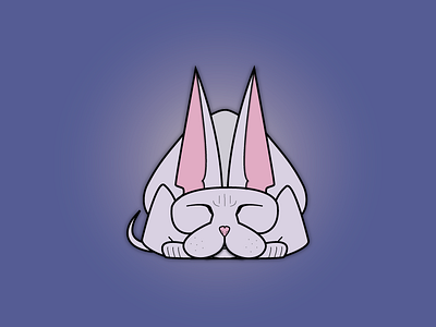 Sleepy Sphynx Pin