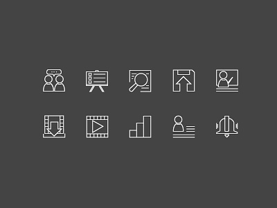 Skillshare Icon Set icon set icons web