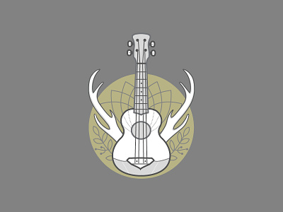 Boho Theme Icon #2 boho icon ukulele vector