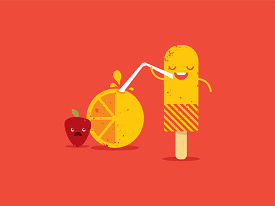 Tragic Fruit Illustration fruit illustration vector