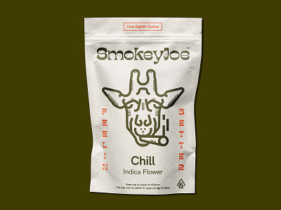 SmokeyJoe art branding design flower graphic illustration logo marijuana packaging retail typography vector weed wellness