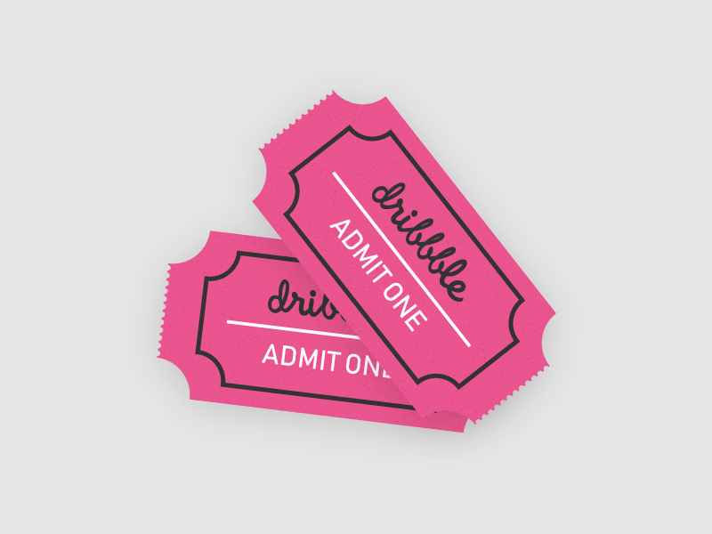 1 Dribbble Invite ππ₯ ticket member invitation invites dribbble