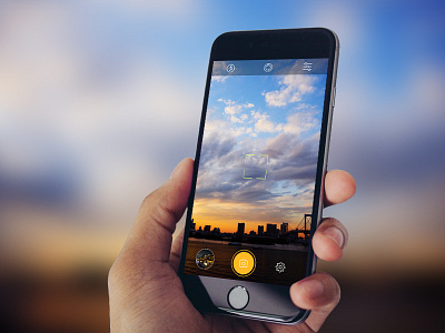 Camera app camera iphone sky